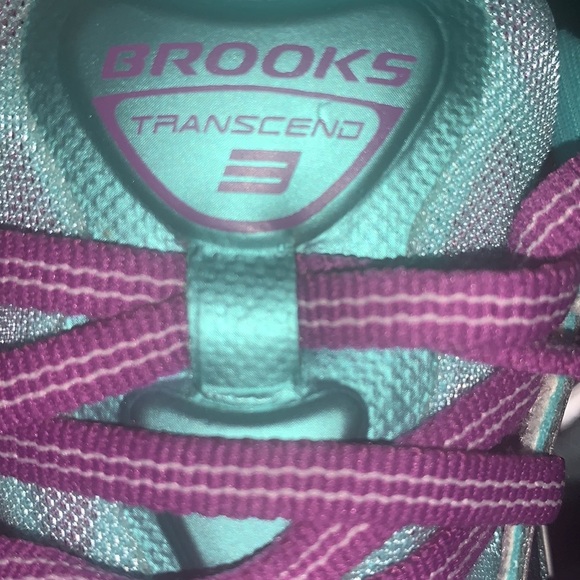BROOKS Transcend 3 guide rails super DNA athletic shoes Size 7 - Picture 9 of 11